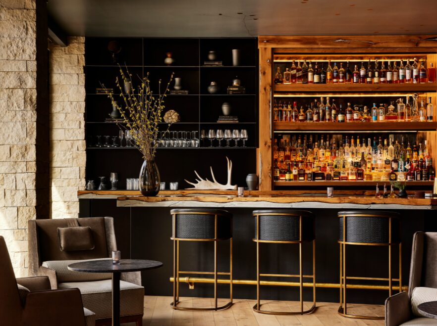 The bar at the Lodge at Blue Sky