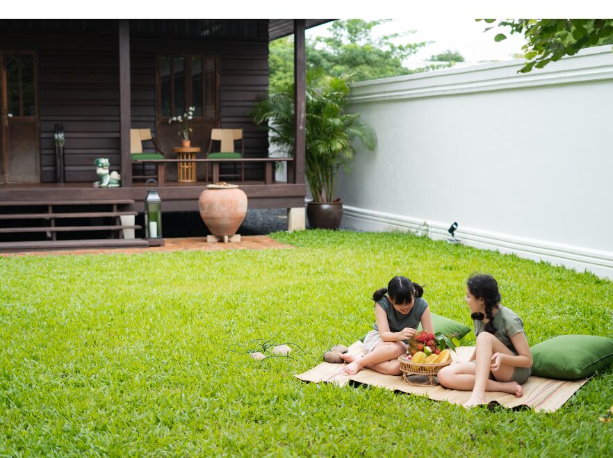 Garden picnic, Siri Sala, Bangkok, Thailand