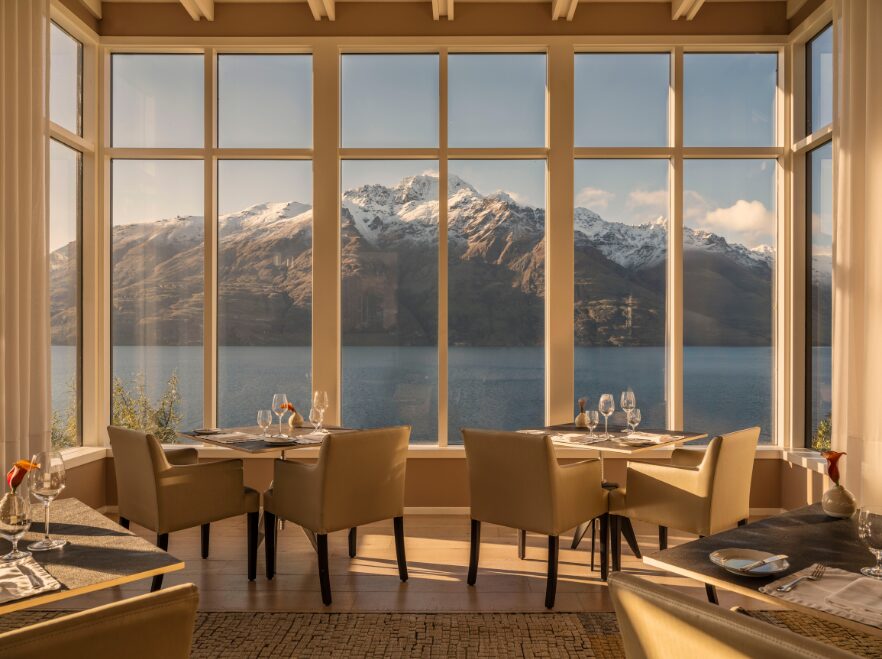 Main Lodge Main Dining Room, Rosewood Matakauri, Queenstown, New Zealand