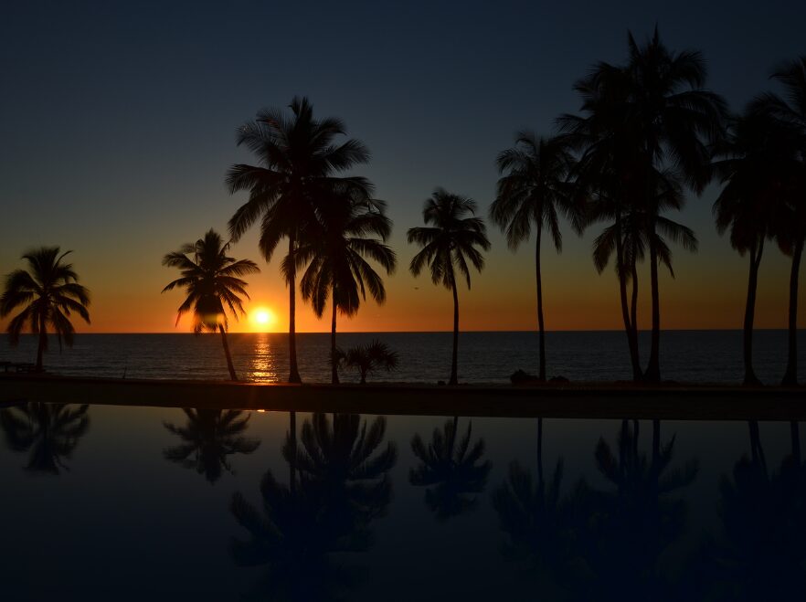 Sunset at Anjajavy, Madagascar