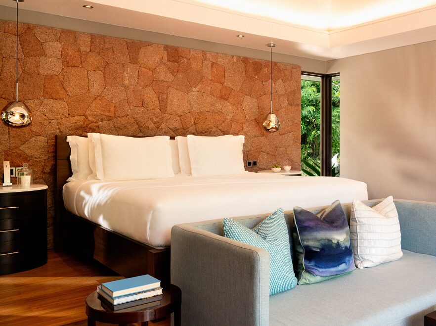 Bedroom, Villa, Raffles, Praslin, Seychelles