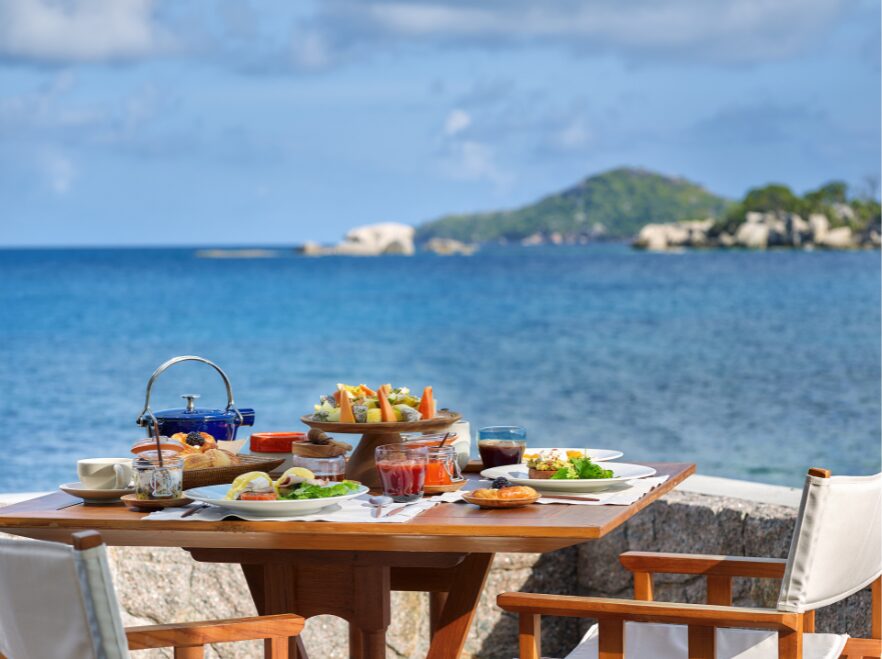 Breakfast, Six Senses, Zil Pasyon, Félicité, Seychelles