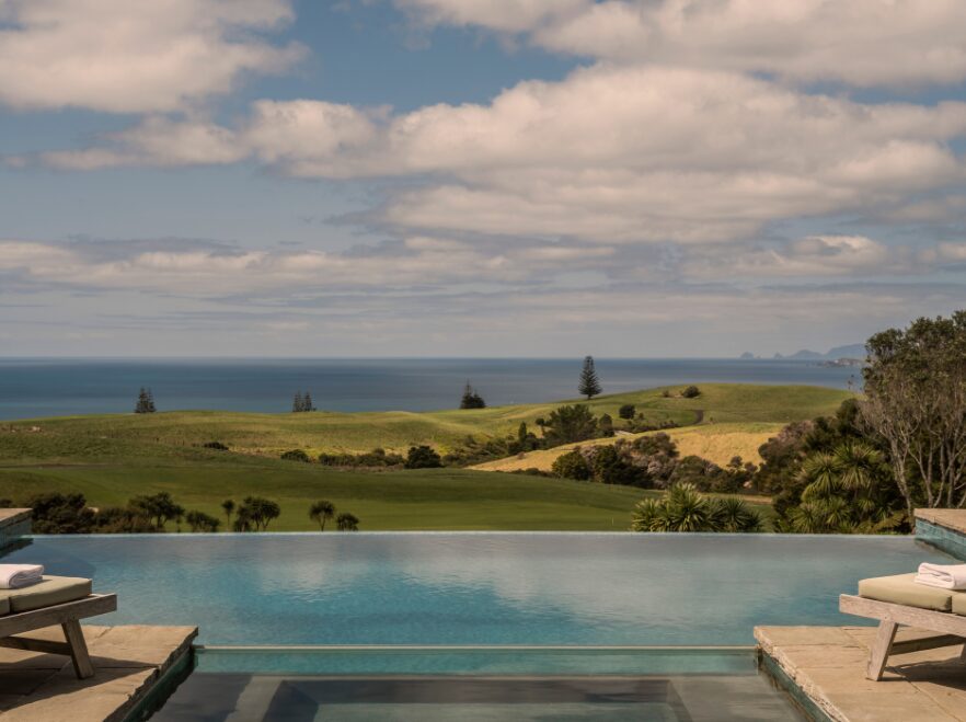 Two Bedroom Villa Pool, Rosewood Kauri Cliffs, Matauri Bay, New Zealand