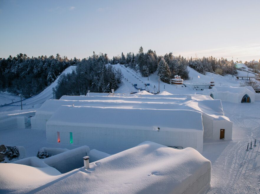 Exterior, Hotel de Glace, Quebec, Canada