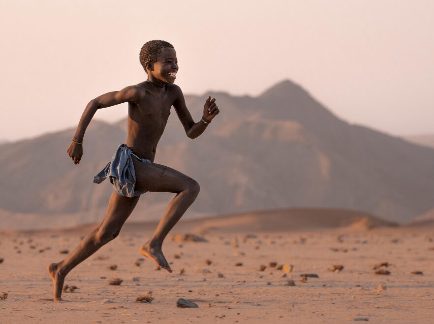 Local boy near Serra Cafema Camp