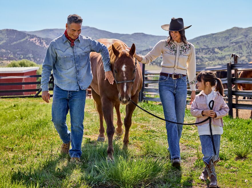 Riding lessons at the Lodge at blue Sky