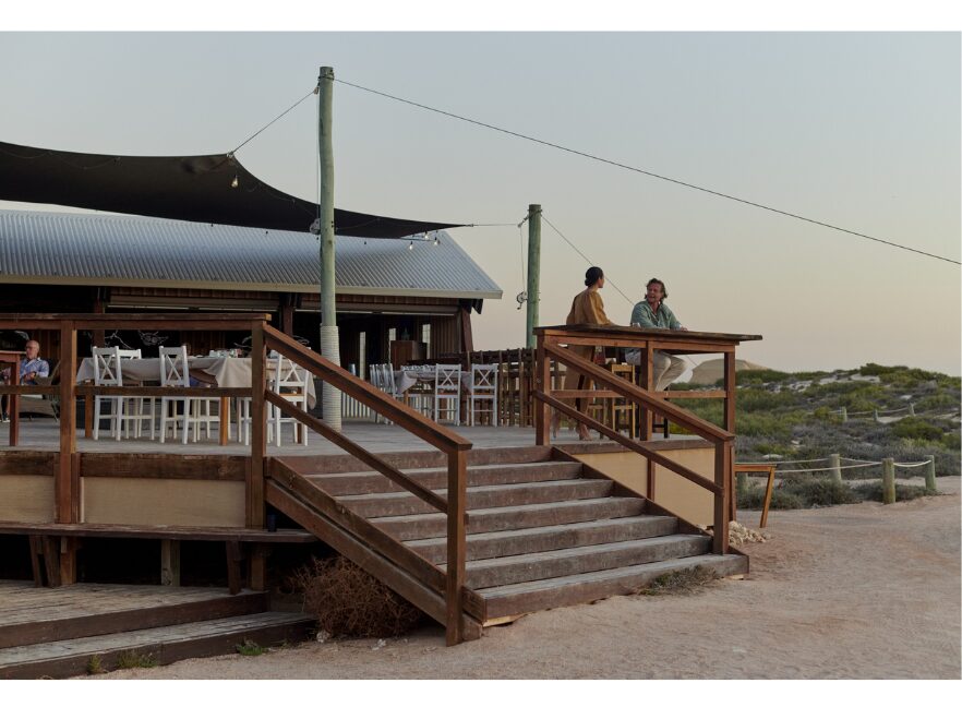 Lodge Deck, Sal Salis, Ningaloo Reef, Western Australia, Australia