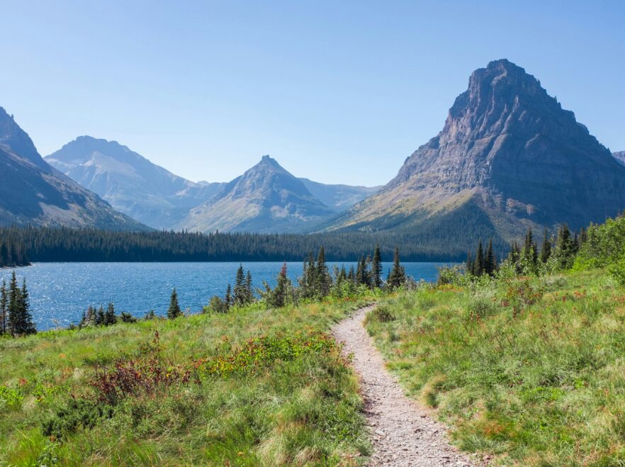 Hiking trails near Big Sky, Montana