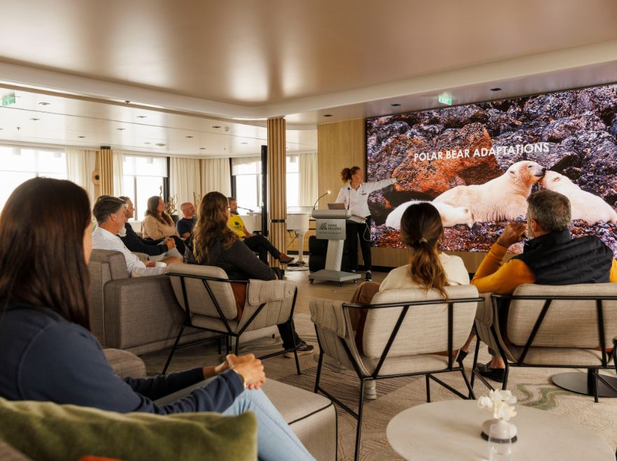 Specialist lectures onboard the SH Vega
