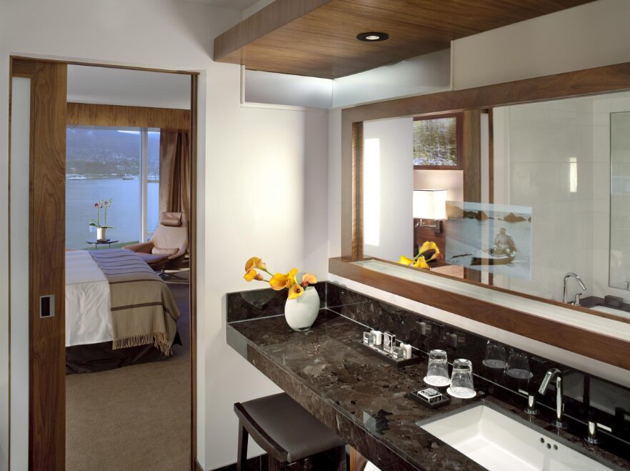 A room at the Fairmont Chateau, Whistler