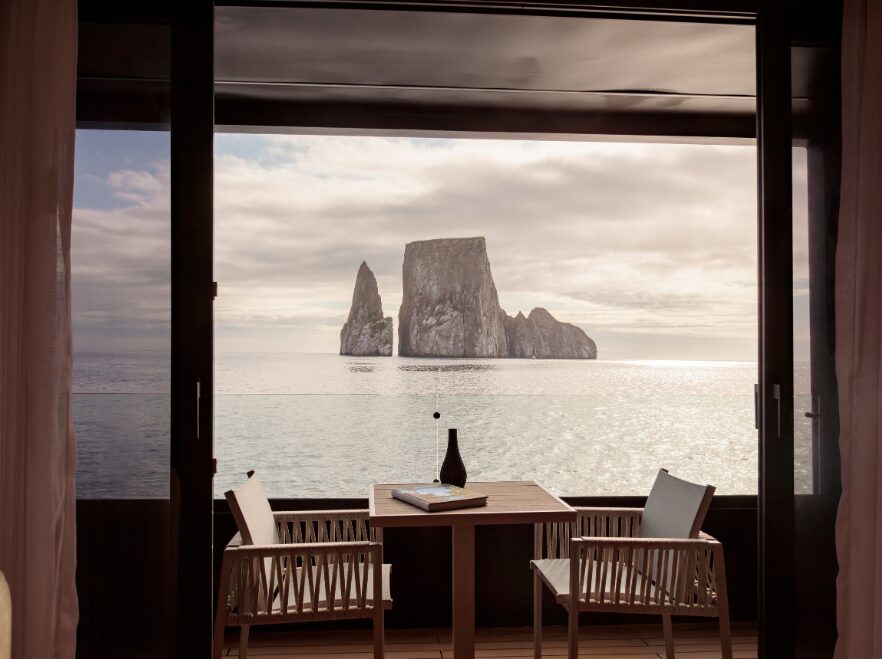 Your private balcony on the Hermes