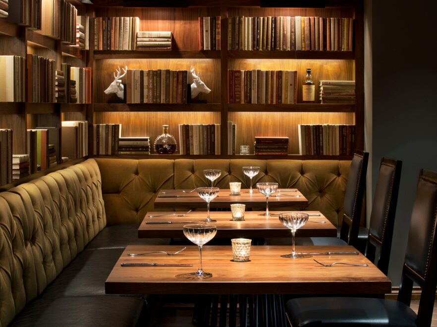 The bar at the Fairmont, Vancouver