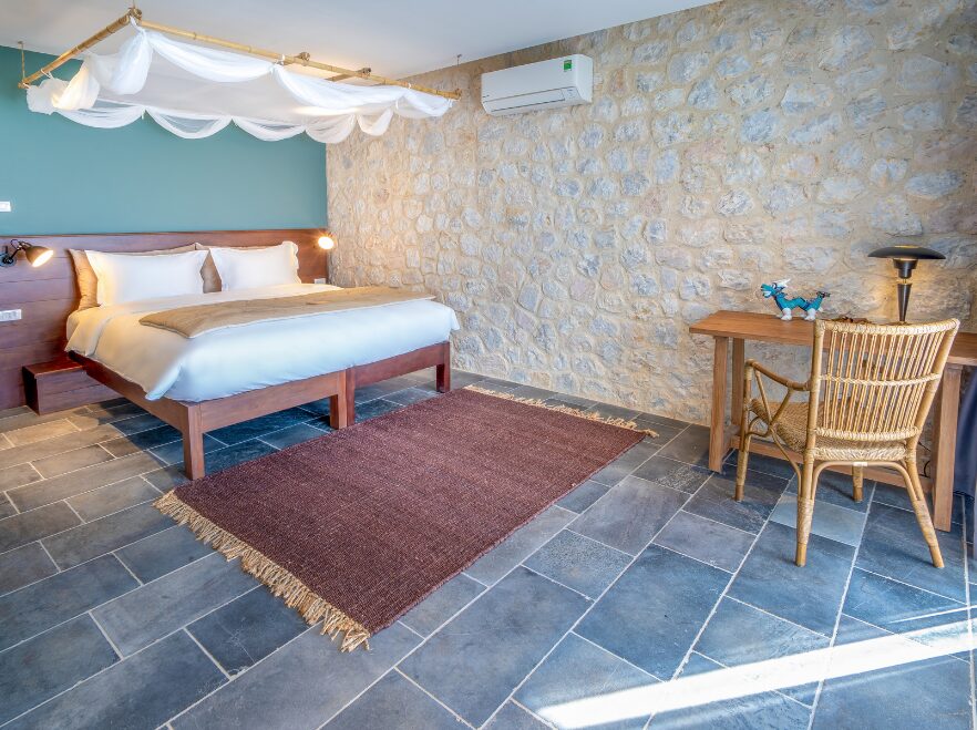 A room at Topas Ecolodge, Sapa, Vietnam