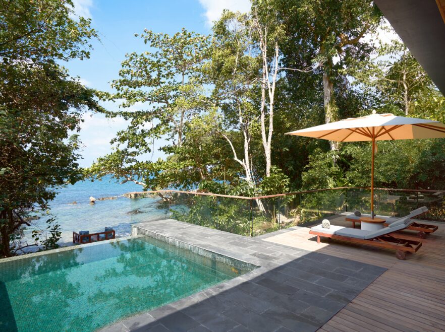 Ocean Pool Villa Suite Pool, Six Senses, Krabey Island, Cambodia