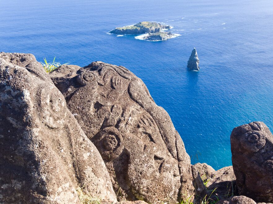 Birdman carving, Easter Island