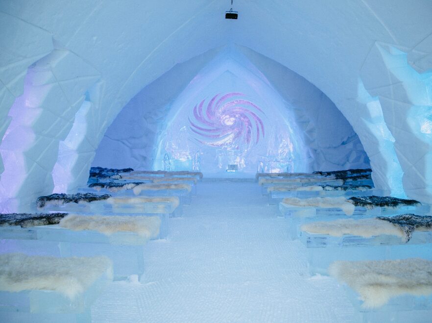 Chapel, Hotel de Glace, Quebec, Canada
