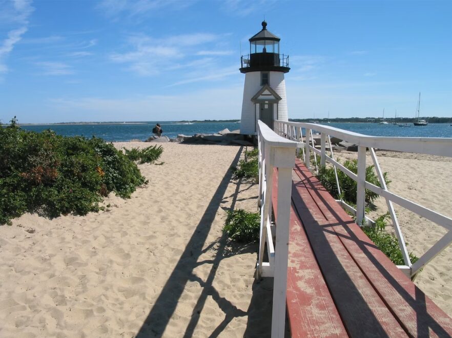 Brant Point Light on Nantucket Island, Massachusetts.