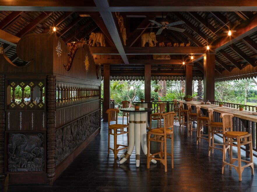 The Elephant Bridge Bar, Rosewood, Luang Prabang, Laos