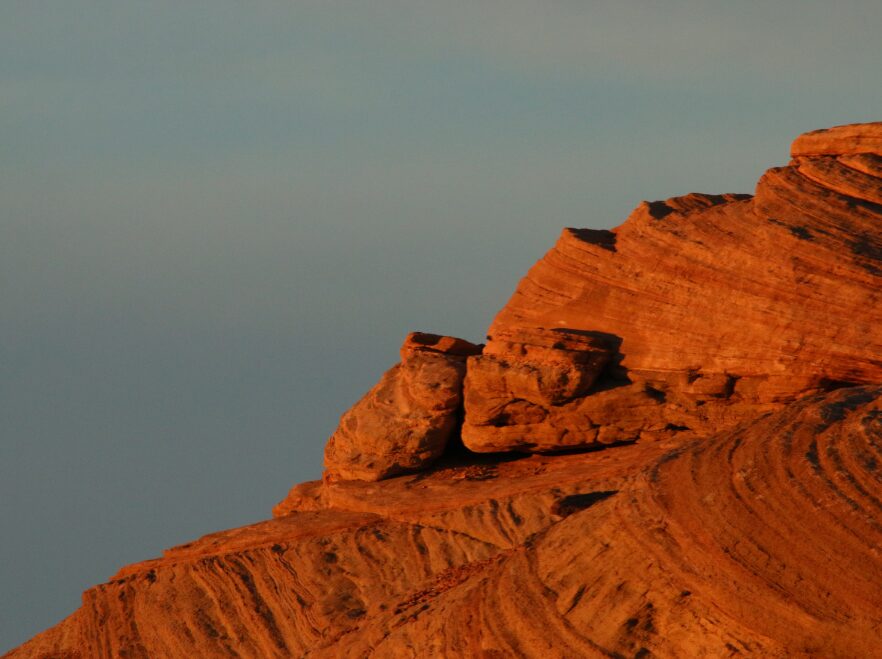 Sunset colours at Lake Powell