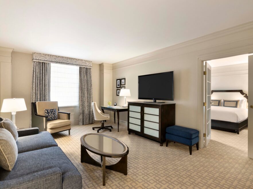 A suite at the Fairmont, Vancouver