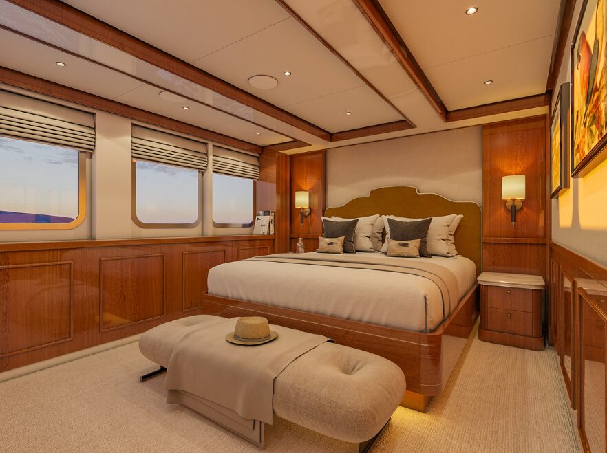 A stateroom on Aqua Lares