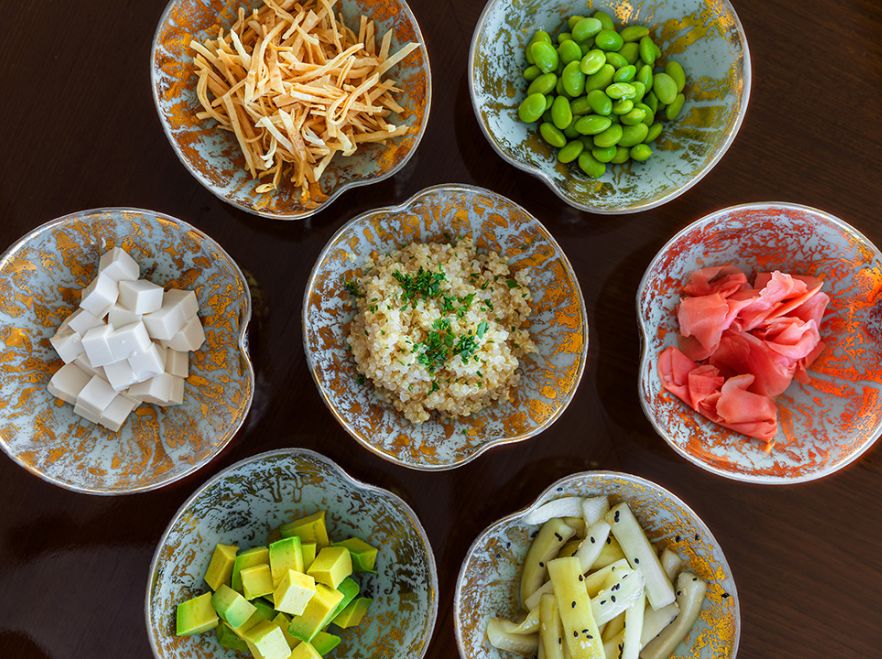 A selection of incredible food served onboard the Aqua Mare, The Galapagos