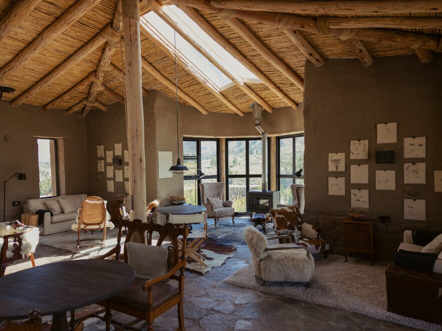 Common Area at Puqio, The Colca Valley, Peru