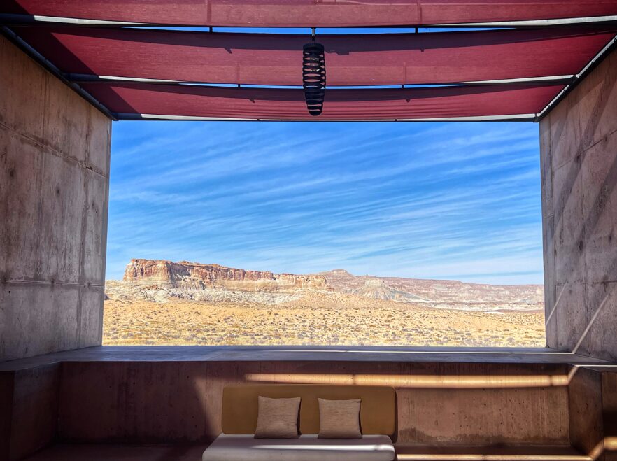 A view from Amangiri, near Lake Powell