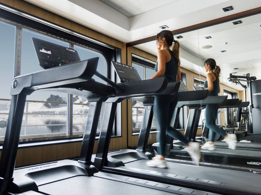 The gym onboard the SH Vega