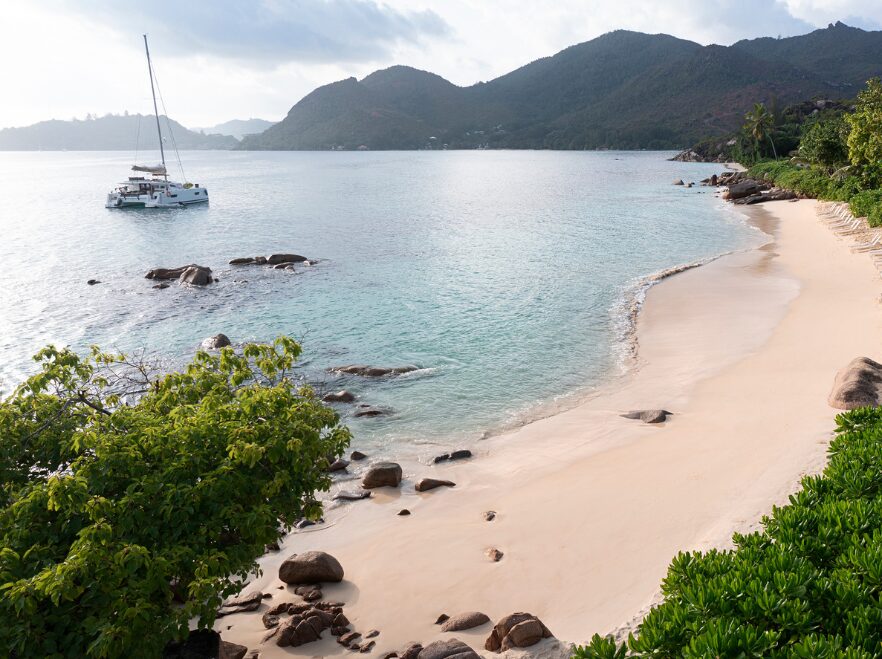 Beach, Raffles, Praslin, Seychelles