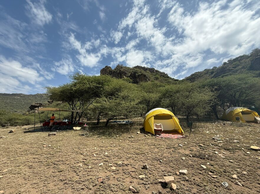 A fly-camp in the Gol Mountains