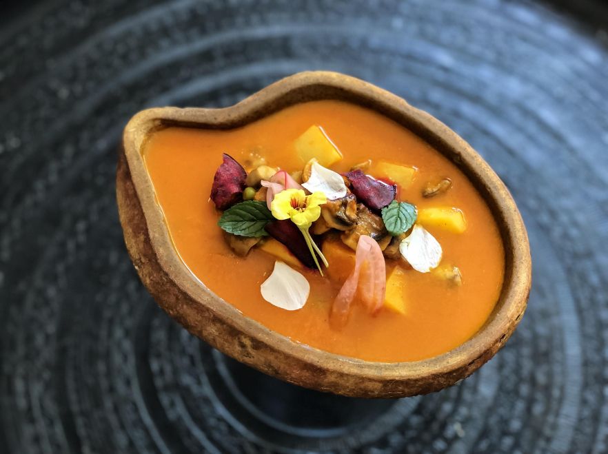 Fine dining at Finch Bay, Puerto Ayora, The Galapagos