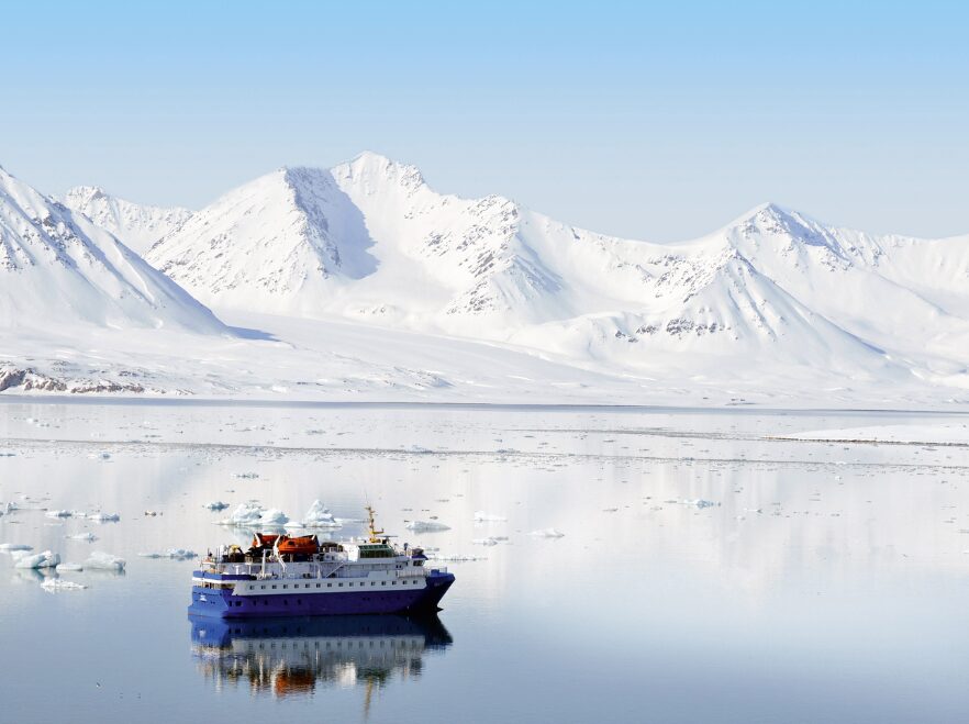 MS Quest exploring Svalbard