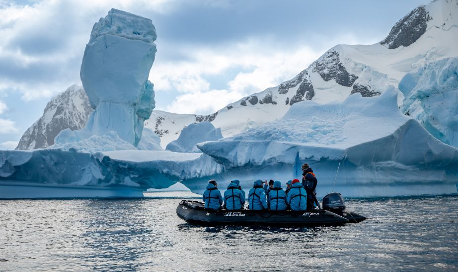 Zodiac cruising in Antarctica - SWANN