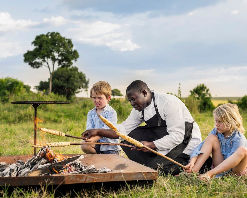 Learning new life skills at Angama Safari Camp