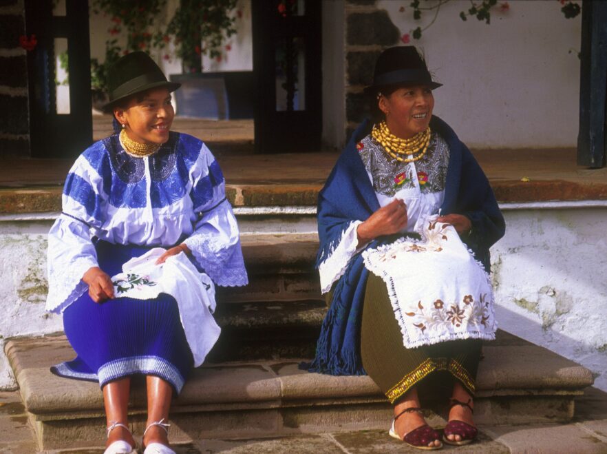 Embroidery is a major skill in this part of the world