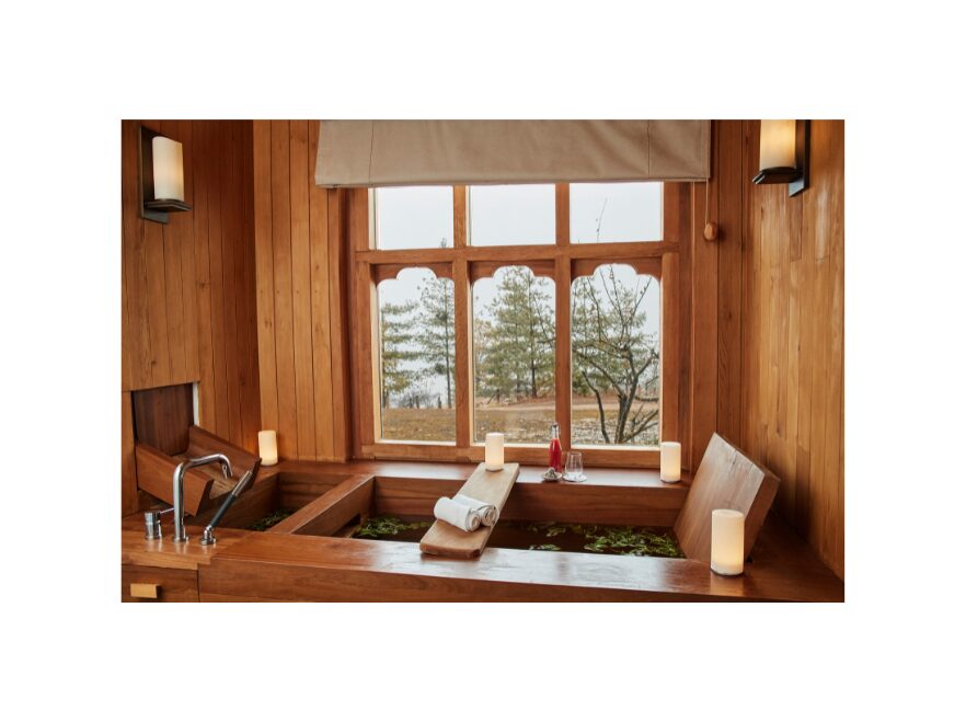 Hot Stone Bath, Six Senses, Thimphu, Bhutan