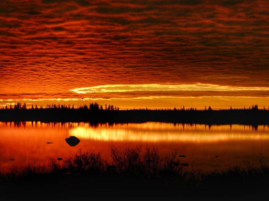 Sunrise in northern Manitoba JG