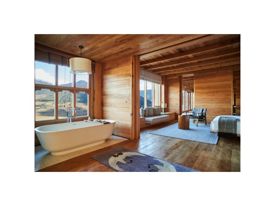 Bathroom, Two Bedroom Villa, Six Senses, Gangtey, Bhutan