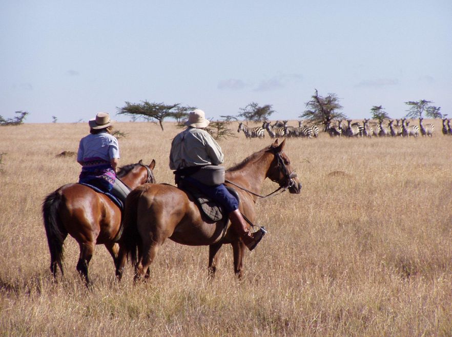 Riding from Sosian Lodge, Laikipia, Kenya WETU