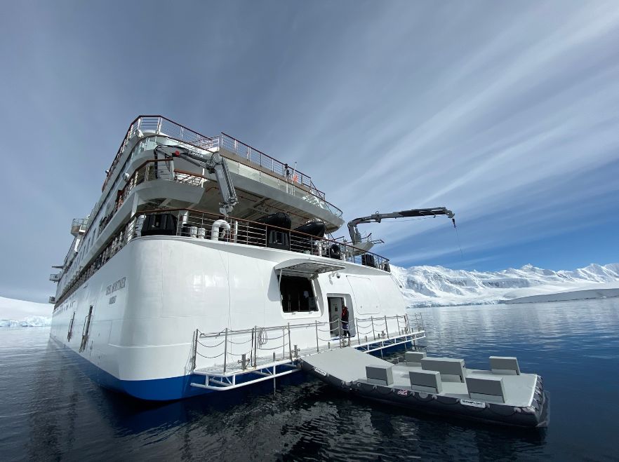 Activity platform on the Greg Mortimer