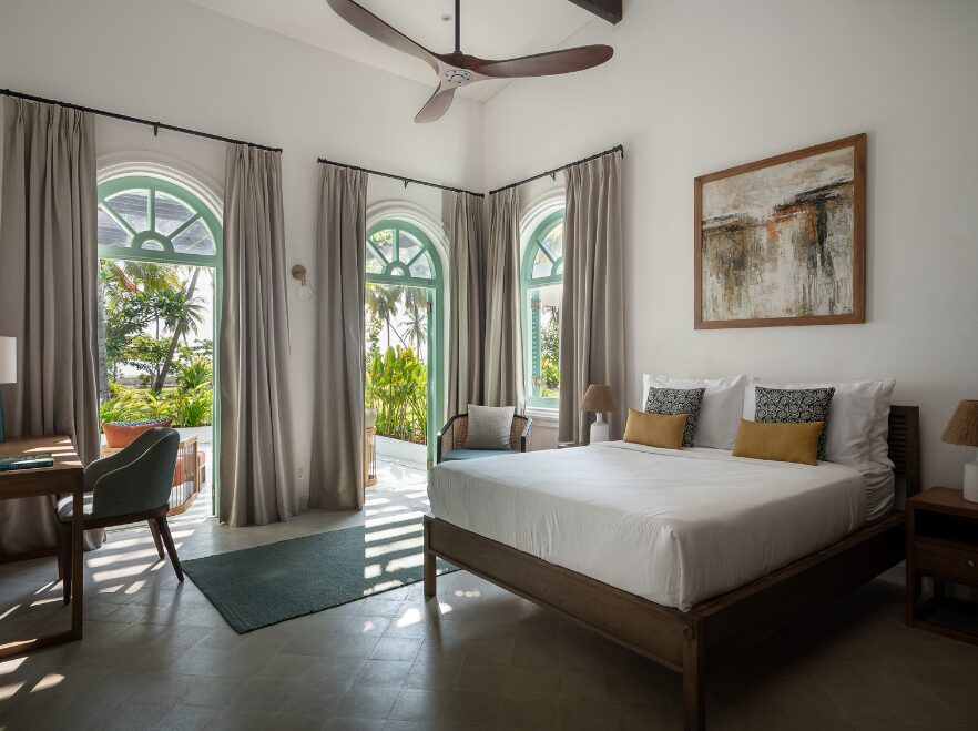 Beachview Bedroom, Kalkudah Beach House, Kalkudah, Sri Lanka