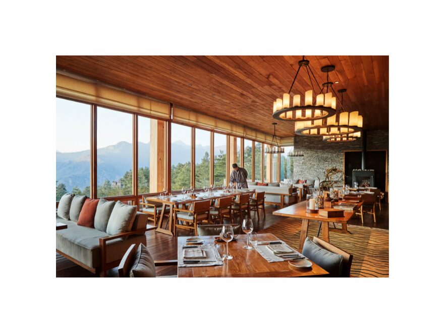 Restaurant Jangkho, Six Senses Paro, Bhutan
