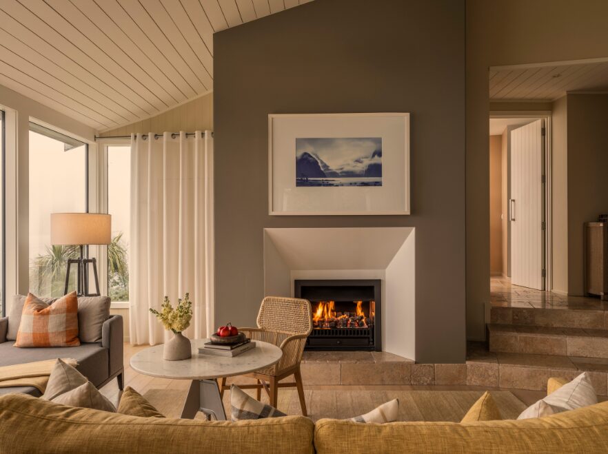 Lake View Suite Living Room (2), Rosewood Matakauri, Queenstown, New Zealand