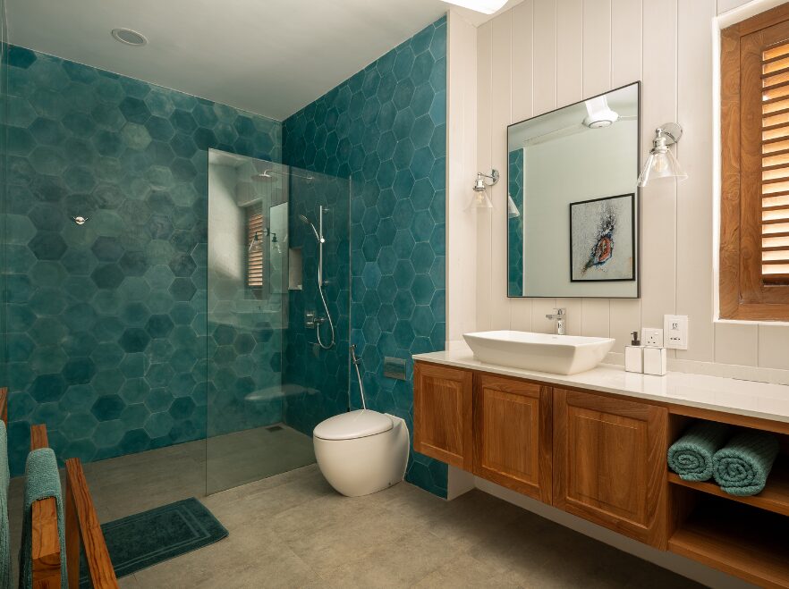 Beachview Bathroom, Kalkudah Beach House, Kalkudah, Sri Lanka