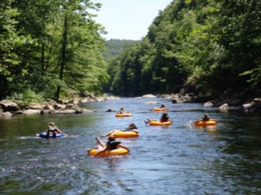 Tubing at Hacienda La Danesa, Naranjito, Ecuador