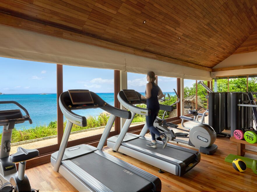 Gym, Six Senses, Zil Pasyon, Félicité, Seychelles