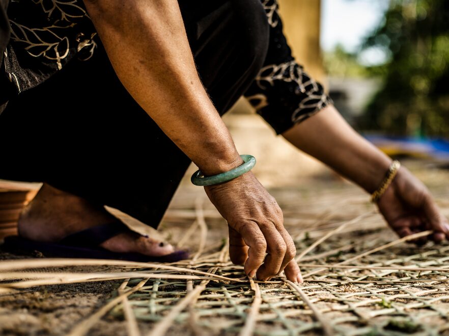 Basket Weaving, Zannier Bai San Ho, Central Vietnam