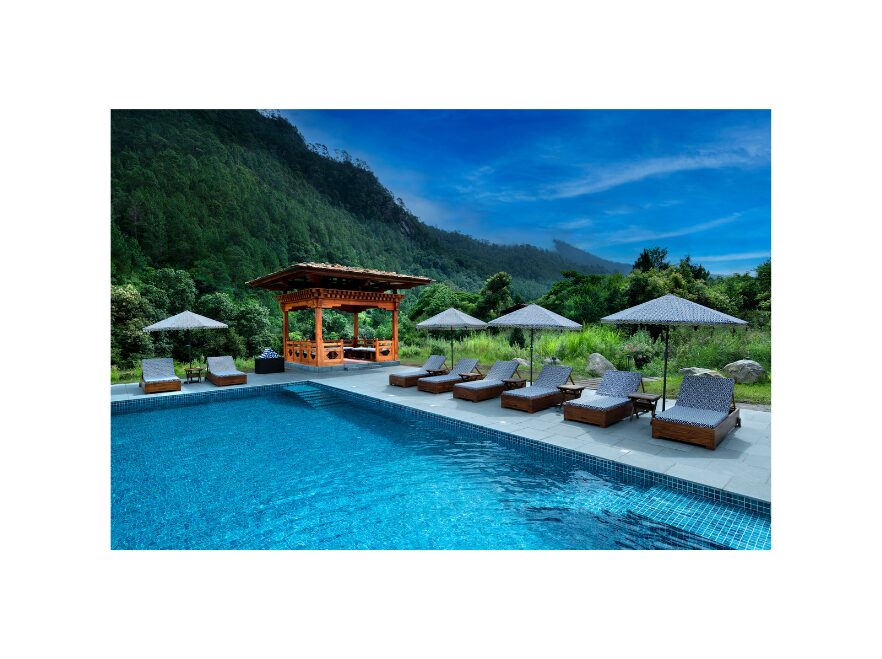Swimming Pool, Punakha River Lodge, Punakha, Bhutan