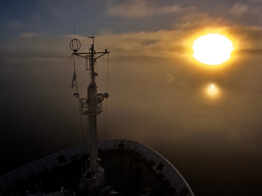 Sunsets can last for hours at this latitude JG